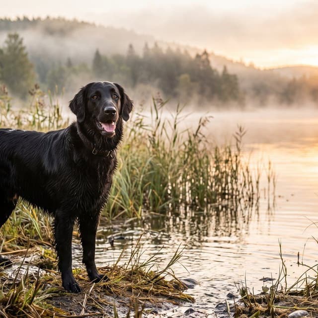 Flat coated retriever