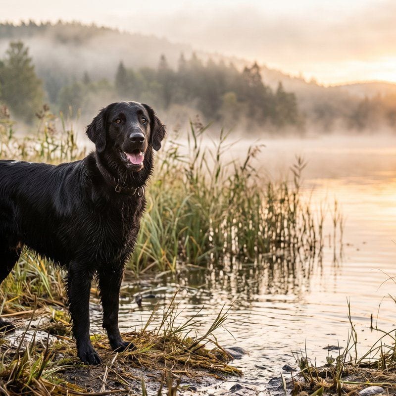Flat coated retriever – zdjęcie rasy