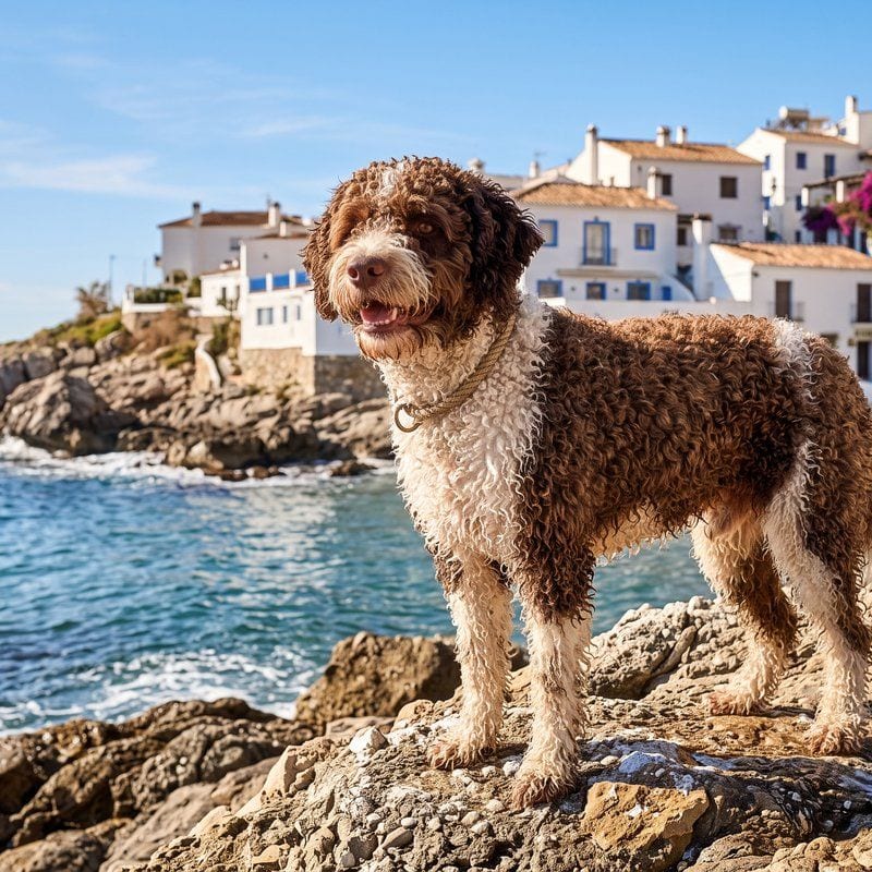 Hiszpański pies dowodny (Perro de agua español) – zdjęcie rasy