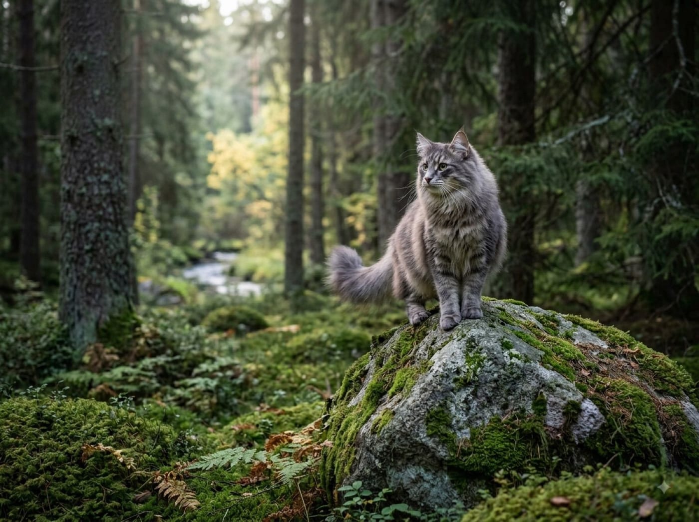 Kot norweski leśny